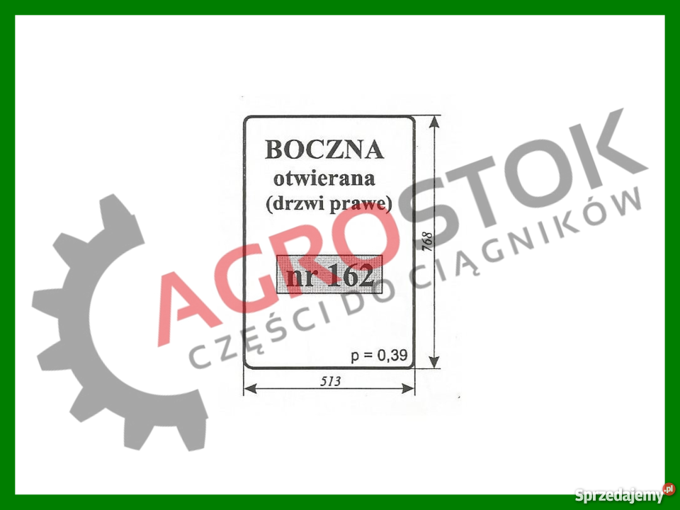 Szyba przednia tylna boczna drzwi T25 T25 Parczew