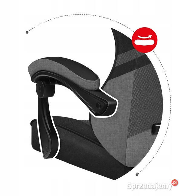 Fotel gamingowy odchylane oparcie bujanie Huzaro sprzedam