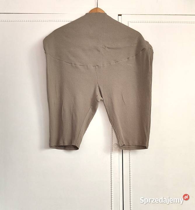 Prążkowane kolarki ciążowe Kappahl khaki2XL Plus Szczecin