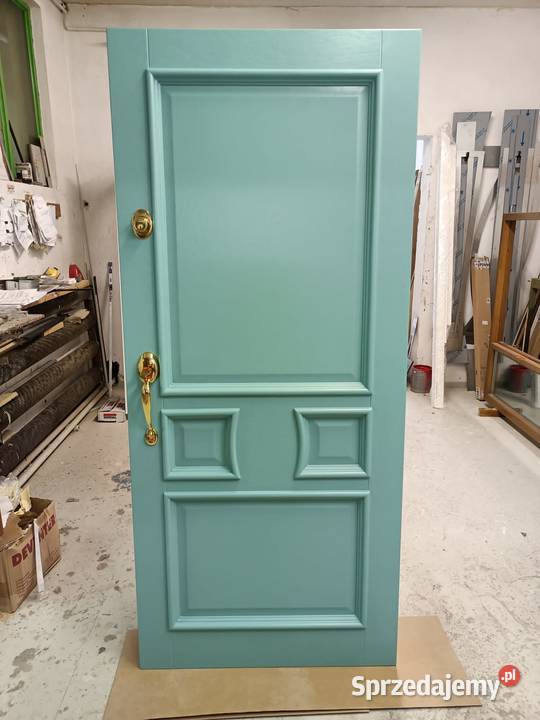 Zewnętrzne Drzwi Drewniane Możliwy Montaż Szczecin