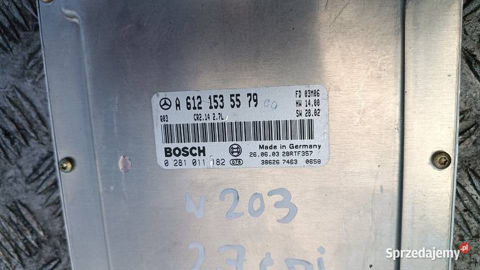 Komputer sterownik Mercedes CLK 27 CDI W203 Radłów