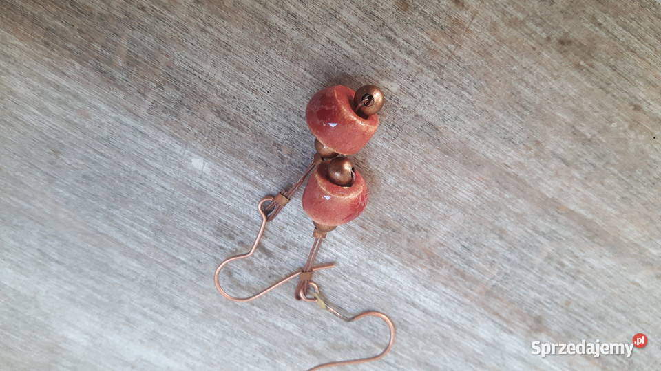 Kolczyki ceramiczne ręcznie wykonane Otwock sprzedam