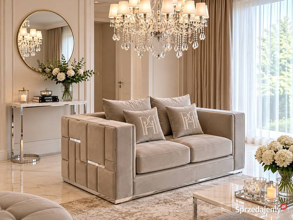 Sofa Kanapa EMPORIO 2 os Szara Designerska mazowieckie