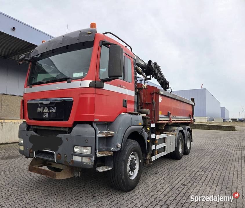 Man Wywrotka 6x6 z dzwigiem 12413cm3 Warszawa sprzedam