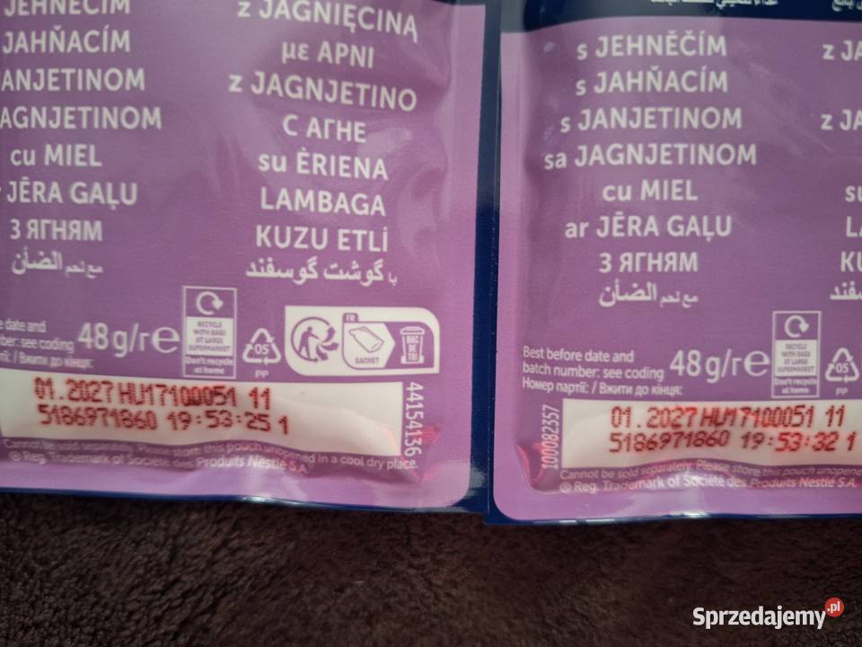 Sprzedam zestaw saszetek Opole sprzedam