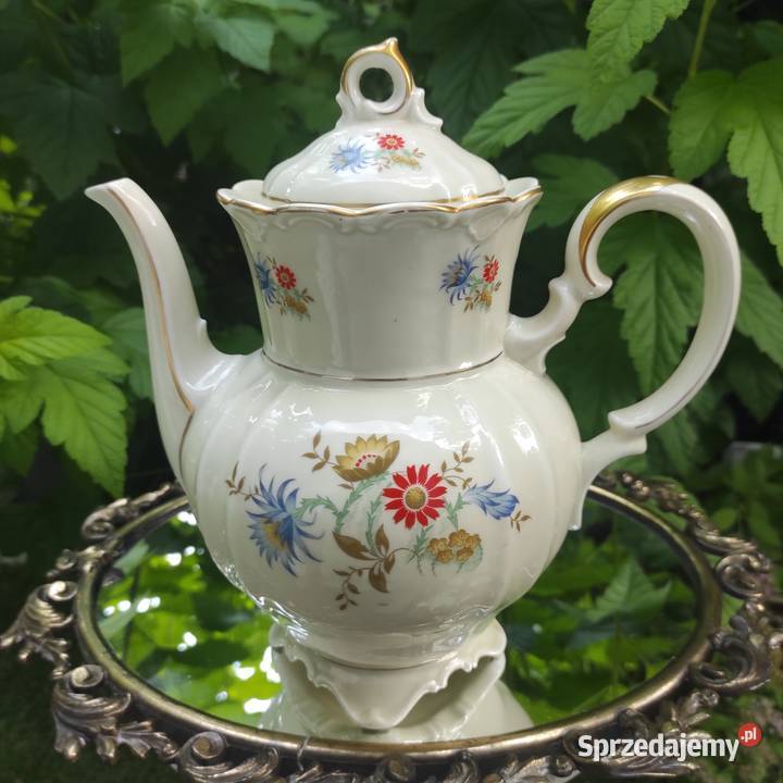 Piękna porcelana Weisswasser z lat 30 tych Pabianice