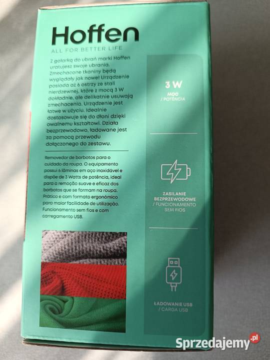 Akumulatorowa golarka do ubrań Hoffen Kędzierzyn-Koźle sprzedam