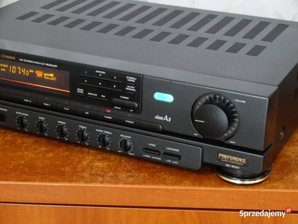 Amplituner z korektorem Fisher RS9020 300 wat Jasło