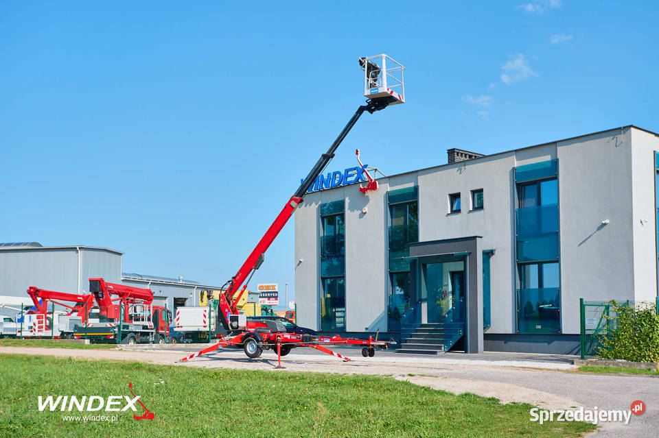 Podnośnik na przyczepie Dino 150 T1 pomorskie Chojnice sprzedam