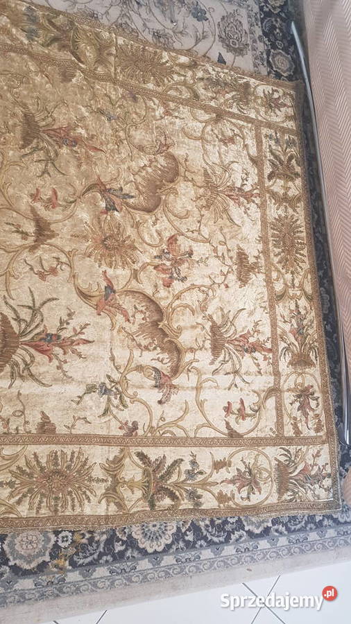 Arras Gobelin Makata Dywan 18751900r wielkopolskie Śrem