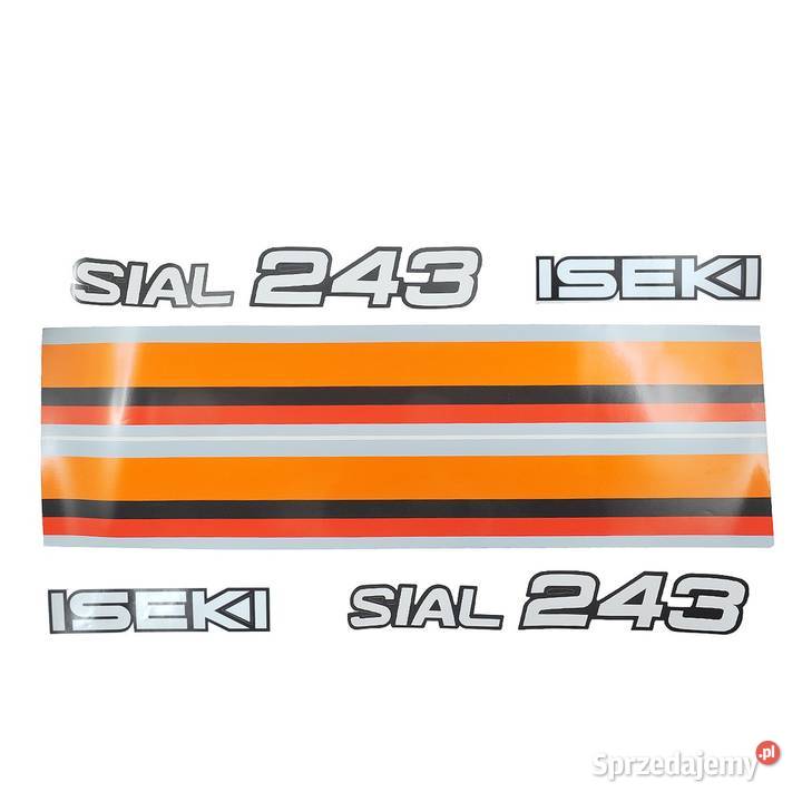 Naklejki Iseki Sial 243 Tajęcina sprzedam