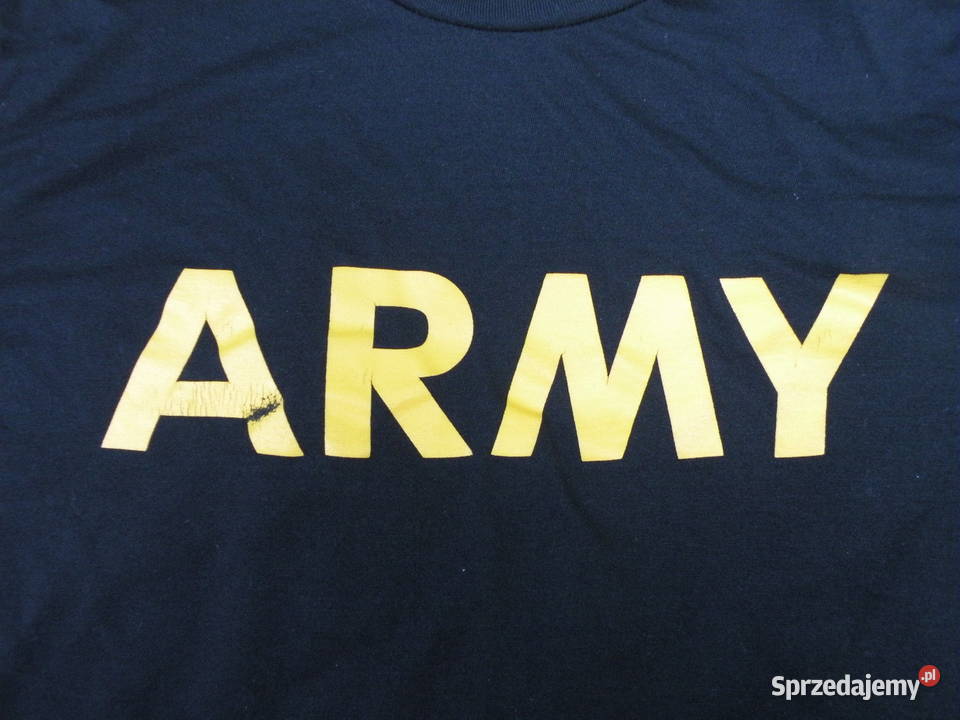 Koszulka Us Army medium czarna dolnośląskie Wrocław sprzedam