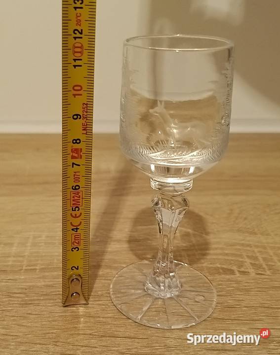 Kieliszki z grawerowanymi zwierzętami 4 mazowieckie Warszawa