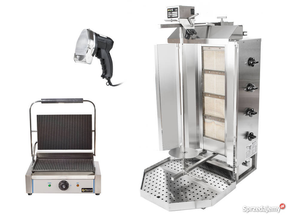 Zestaw xxl do kebaba opiekacz gazowy grill śląskie Poczesna