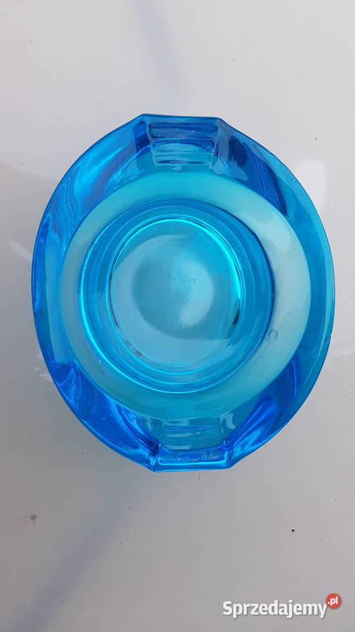 Szklana turkusowa miseczka Myszków