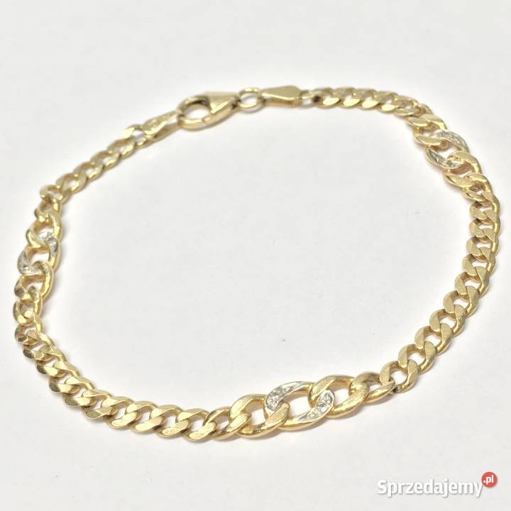 Złota BRANSOLETKA damska 585 14K cudowna Warszawa