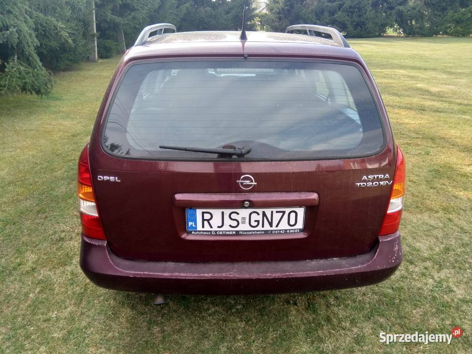 Opel Astra G2002r216bez grama korozjinowe Osobnica