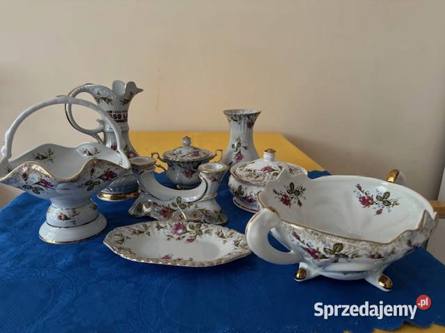 Serwis komplet porcelanowy PRL vintage Chodzież