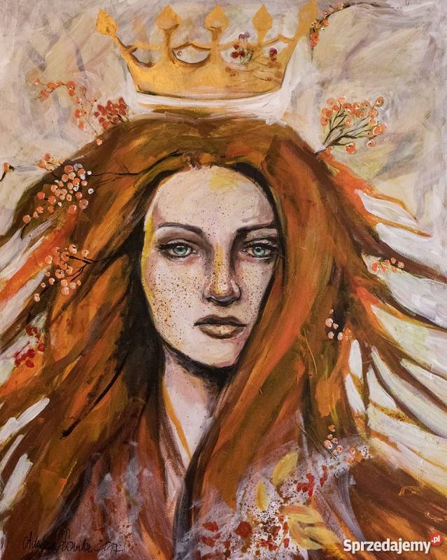 Akryl na płótnie LILITH obraz 100x80 artystki A Malarstwo Katowice sprzedam