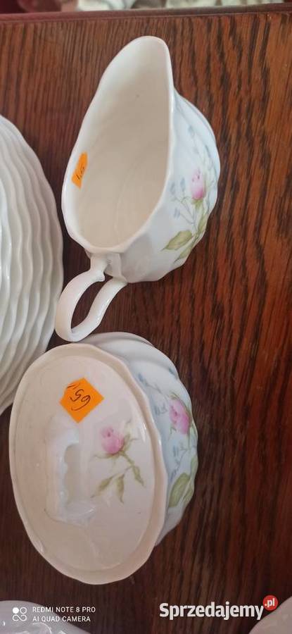 Filiżanka z talerzykiem Rosa Florantes Yamaka Porcelana i szkło Gdańsk