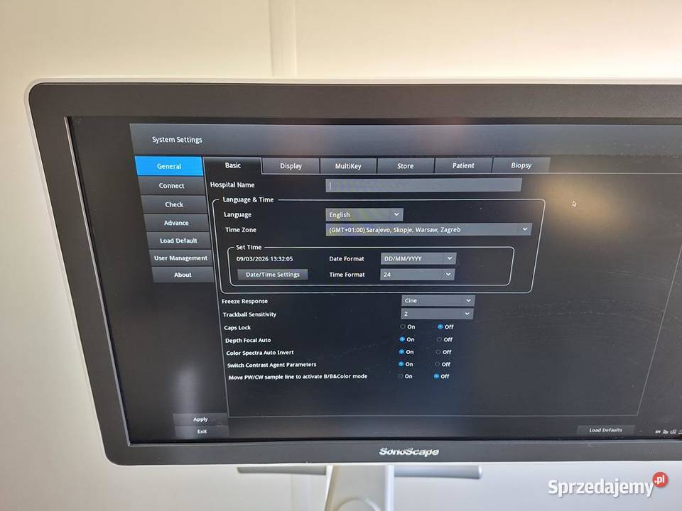 Aparat USG SonoScape P60 Expert 8692 Sprzęt medyczny mazowieckie Warszawa