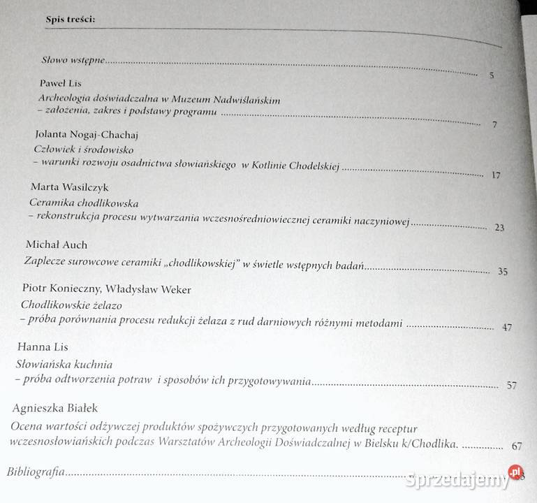 Archeologia doświadczalna w Muzeum Nadwiślańskim lubelskie Chełm sprzedam
