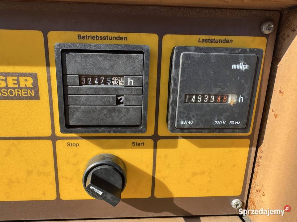 Kompresor śrubowy Kaeser BS44 zbiornik i Chojnów