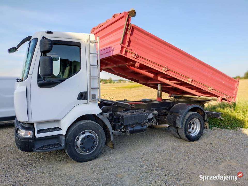 Renault Midlum kiper 3str meiller małe auto duża Pilzno