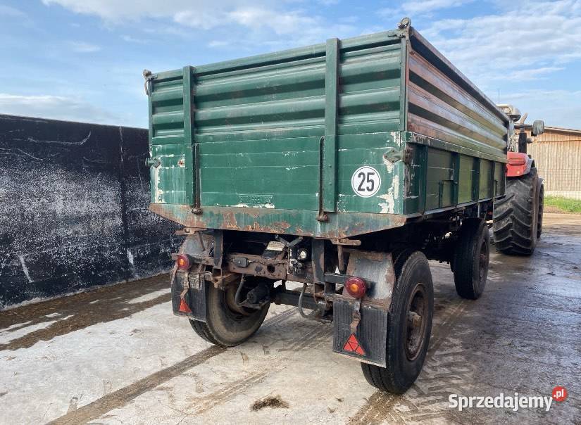 Przyczepa 12 ton z papierami