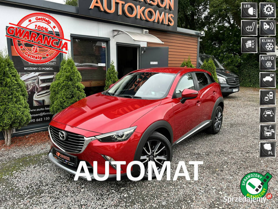 Mazda CX3 LED Klima Tempomat Keyless Go HeadUp ESP Bydgoszcz