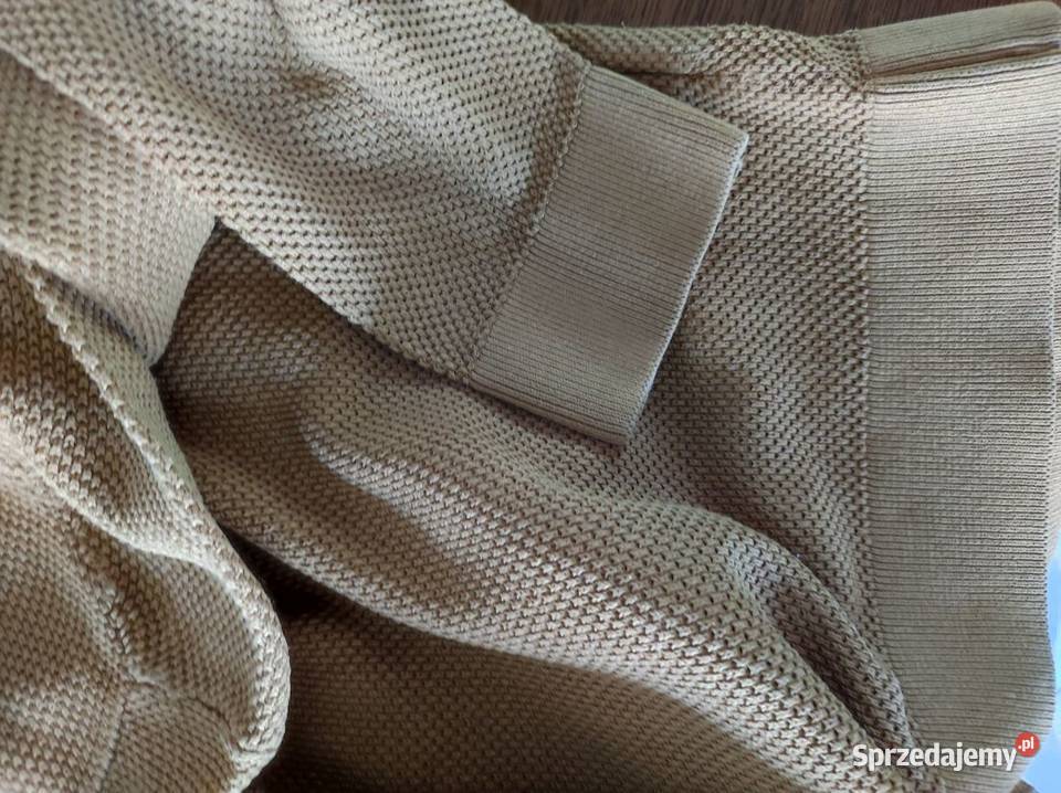 bluza bawełniana sweter musztardowa męska casual Odzież codzienna Kielce