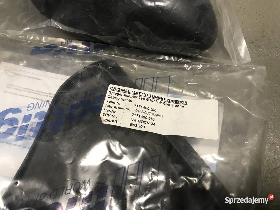 Lusterka Mattig Golf MK3 Nowe NOS Projektzwo ABT sprzedam