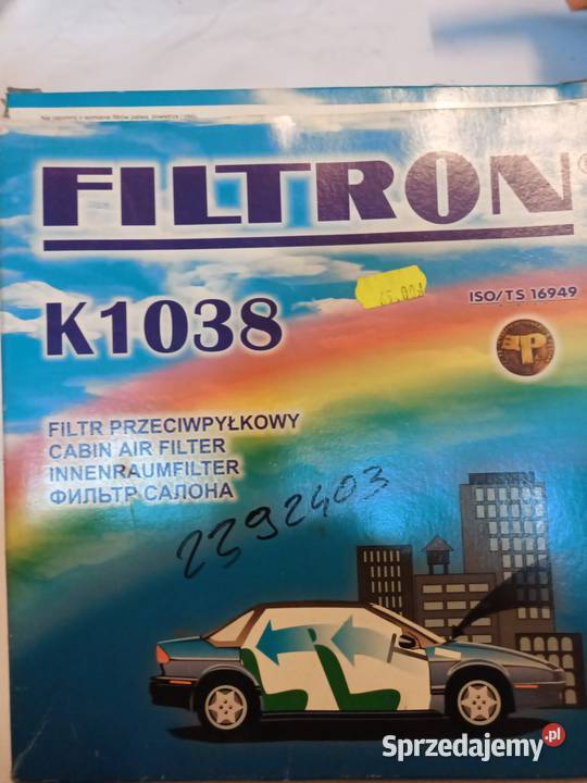 filtr kabinowy K 1035 pomorskie sprzedam