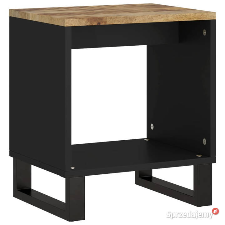 Stolik kawowy 40x31x46 drewno i materiał Warszawa