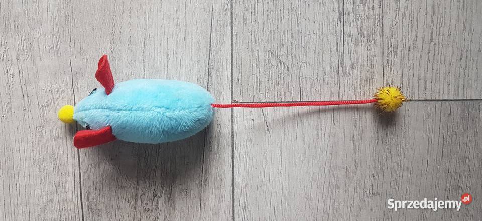 Pluszowa zabawka mysz kota niebieski Chrzanów