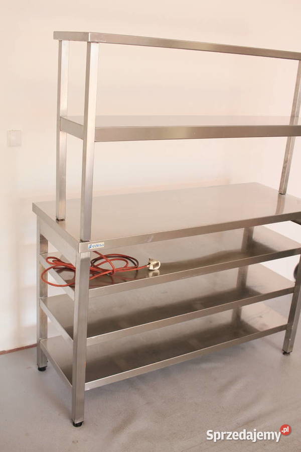 Stół gastronomiczny z nadstawką grzewczą 130x155 Pszczyna sprzedam