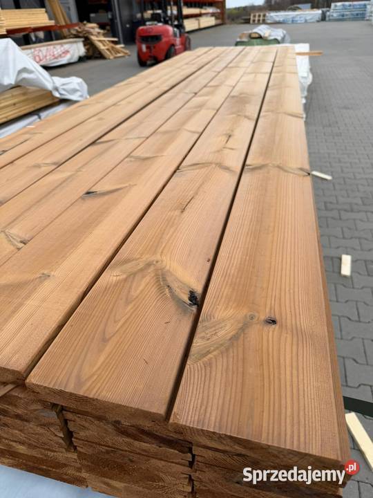 Deska tarasowa thermo sosna termo gładka KL BC Prusice sprzedam