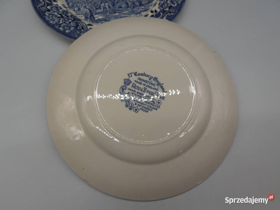Angielskie dwa talerze Royal Tudor Ware 17th sprzedam