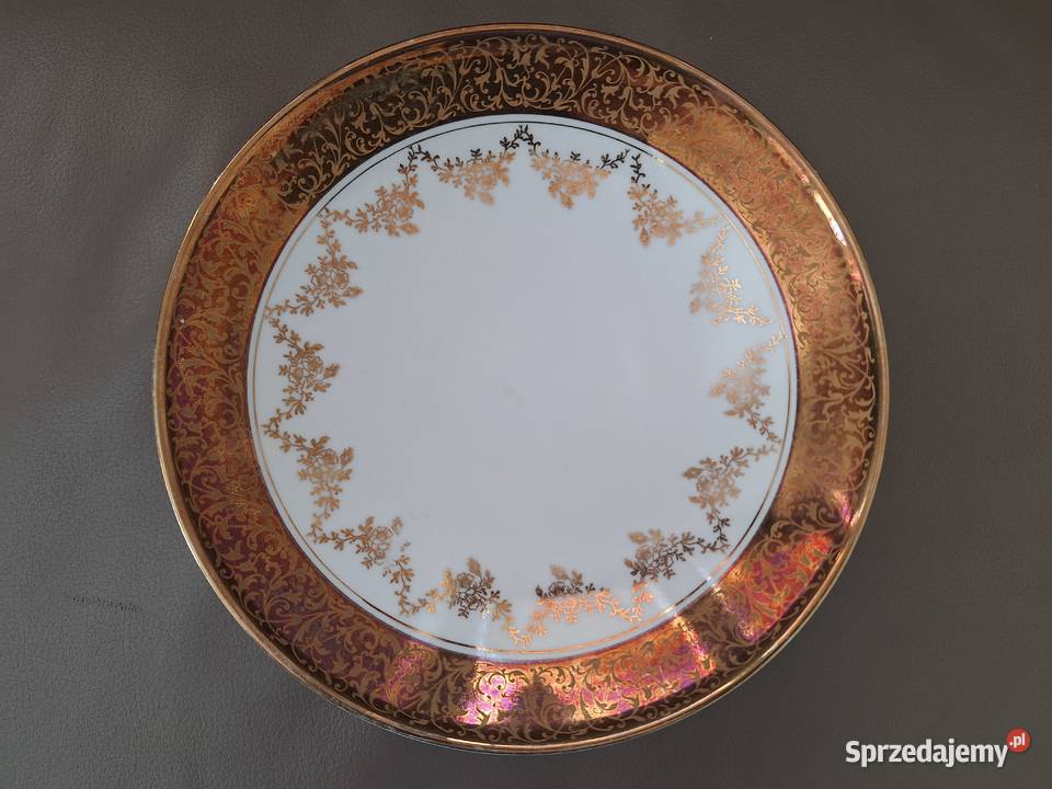 Talerz Patera Porcelana Manufaktura Hndel Porcelana i szkło Gdańsk