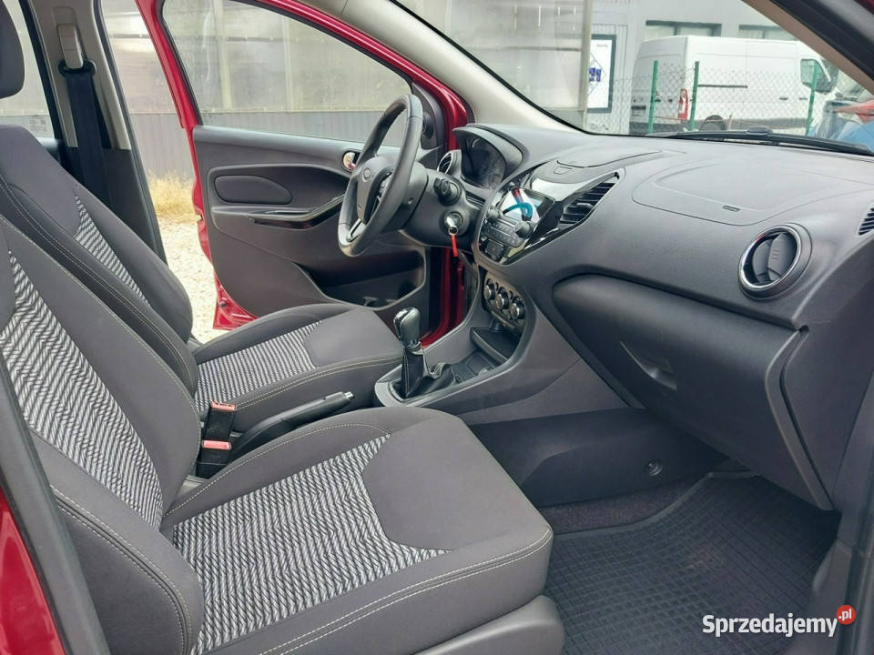 Ford Fiesta SALON pierwszy wł 100 Bezwypadkowy wiśniowy Warszawa sprzedam