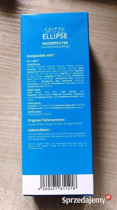 Filtr wody do ekspresu DeLonghi zamienniki DLS Kielce sprzedam