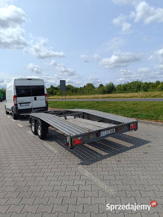 Przyczepa laweta Garbatka 2019 kapitalnym Lipno