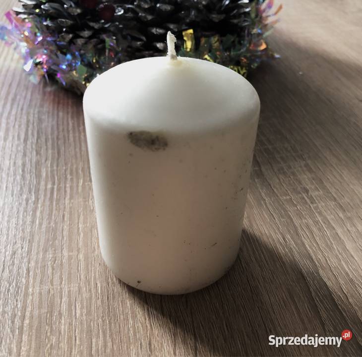 Stroik świąteczny na stół z Mikołajem wielokolorowy Boże Narodzenie Kłodawa