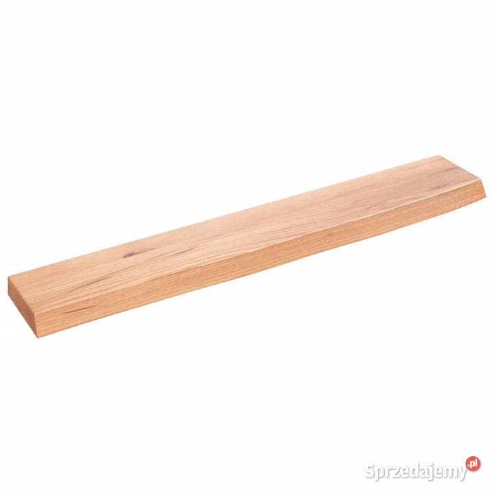 Półka jasnobrązowa 60x10x2 lakierowane lite Warszawa