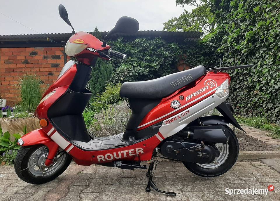 Ładny skuter Romet Router Bassa 50ccm 4t 2012r nieuszkodzony