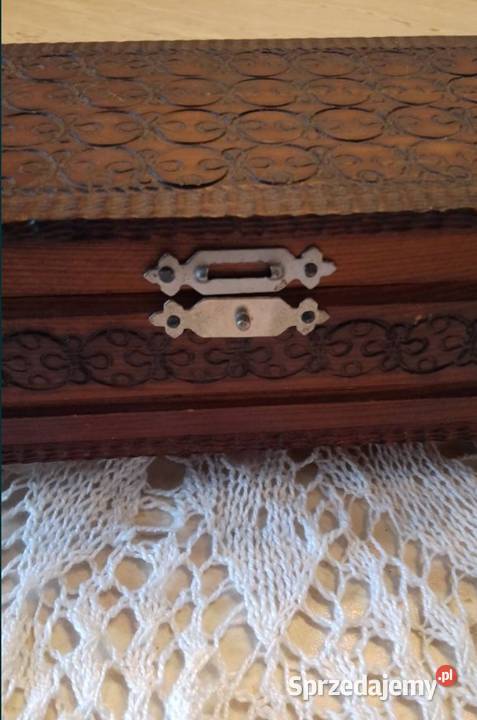 Szkatułka drewniana na biżuterię kujawsko-pomorskie