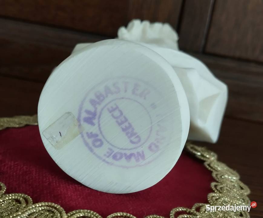 Popiersie Apolla z alabastru Krotoszyn