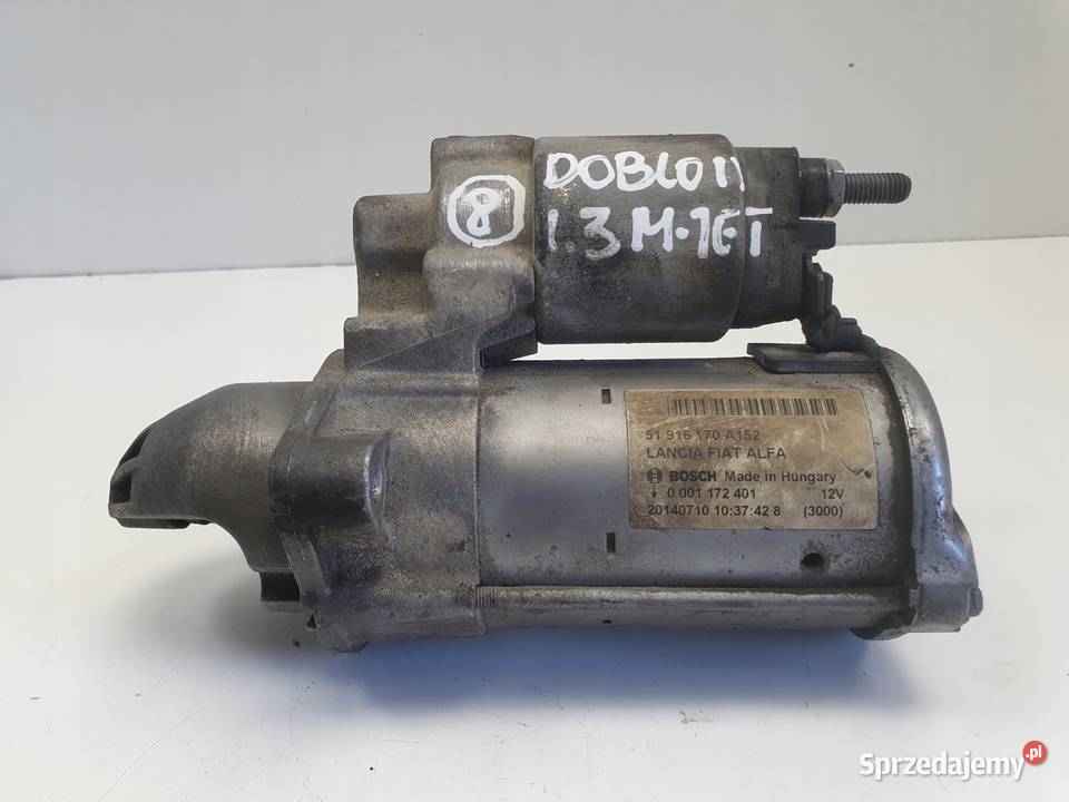 Fiat Doblo II 13 MJET ROZRUSZNIK 51916170 bosch lubelskie