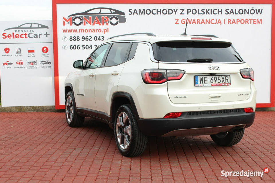Jeep Compass LIMITED Automat 4WD 4x4 Salon centralny zamek Włocławek