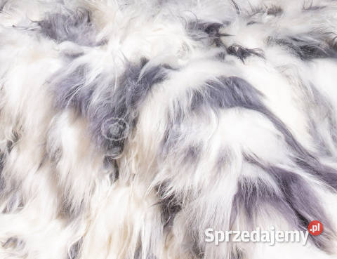 Narzuta ze skóry owczej islandzkiej białoszara Szaflary sprzedam